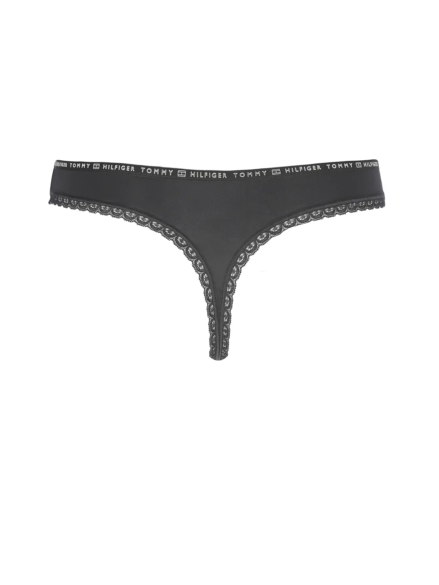TOMMY HILFIGER | String Mikrofaser 3er-Pack Black | 